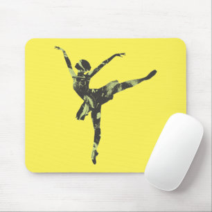 Modern ballet dancer modern dance mouse mat