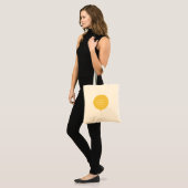 Modern Balloon | Yellow Kids Birthday Party Tote Bag (Front (Model))