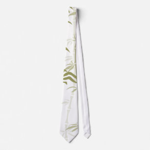 Modern Bamboo Trees Tie