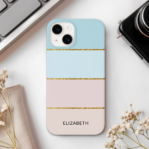 Modern band   Elegant Pastel Green Tone Case-Mate iPhone 14 Case