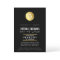 MODERN BAR MITZVAH party INVITE gold spot black