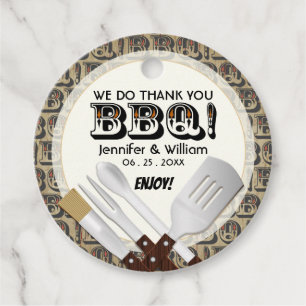 Modern Barbecue Grilling Tools   Thank You Favour Tags