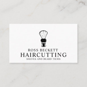 Modern Barber Hair Stylist Business Card