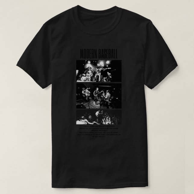 Modern baseball- Live Show Logo   T-Shirt (Design Front)
