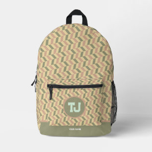 Modern Basketball Pattern Back to School  Printed Backpack