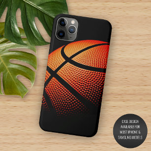 Modern Basketball Sport Ball Skin Texture Pattern Case-Mate iPhone Case