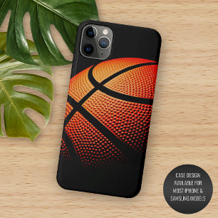 Modern Basketball Sport Ball Skin Texture Pattern iPhone 16 Pro Max Case