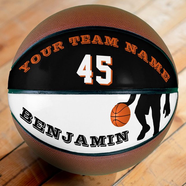 Modern Basketball with Team Name Number (Creator Uploaded)
