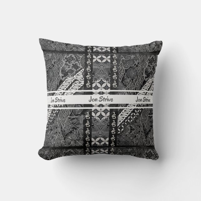 Modern BATIK Pattern Cushion (Front)