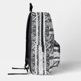 Modern BATIK Pattern Printed Backpack
