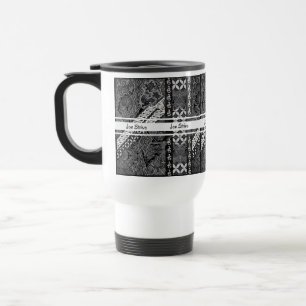 Modern BATIK Pattern Travel Mug