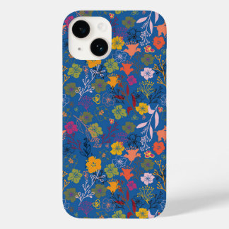 Modern Batik Victoria Blue Case-Mate iPhone 14 Case