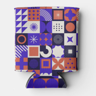 Modern Bauhaus: Bold Geometric Pattern. Can Cooler