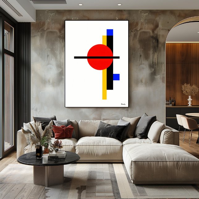 Modern Bauhaus Geometric Minimalist Wall Art (Creator Uploaded)