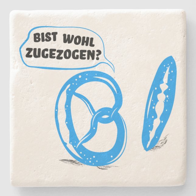 Modern Bavaria Graphics Stone Coaster (Front)