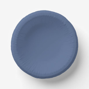 Modern Beach Coastal Watercolor Wedding Blue Paper Plate