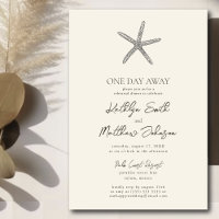 Modern Beach Starfish Ocean One Day Away