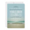 Modern beach wedding invitations with teal sea