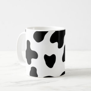Modern Beautiful  Black and White Cow Coffee Mug