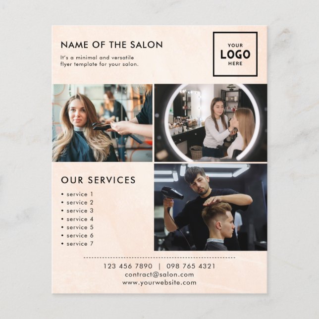 Modern Beauty Branding Design for Professionals Flyer (Front)