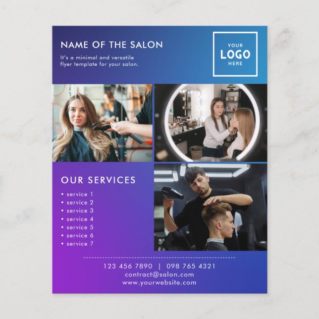 Modern Beauty Branding Design for Professionals Flyer (Front)