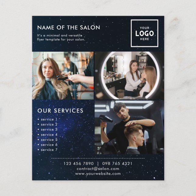 Modern Beauty Branding Design for Professionals Flyer (Front)