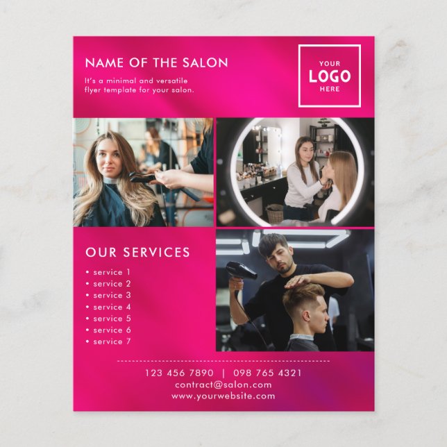 Modern Beauty Branding Design for Professionals Flyer (Front)