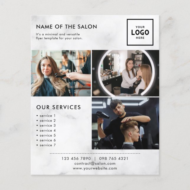 Modern Beauty Branding Design for Professionals Flyer (Front)