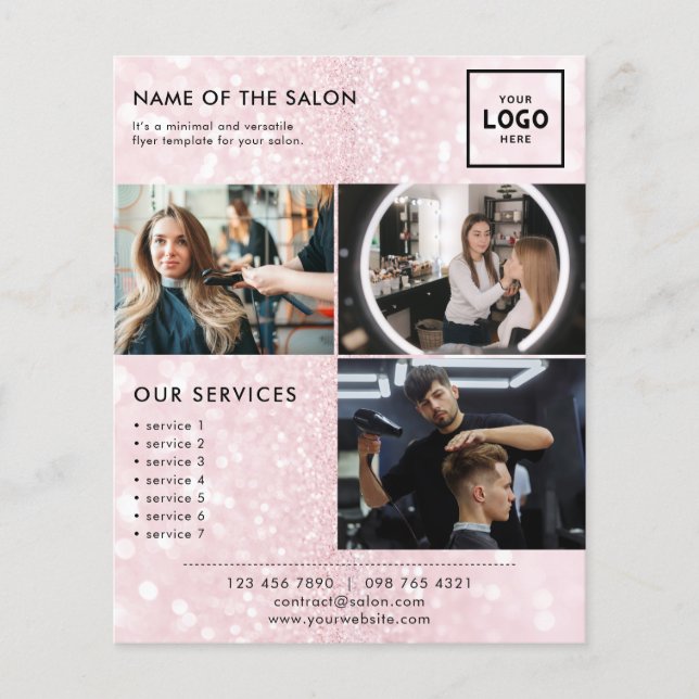 Modern Beauty Branding Design for Professionals Flyer (Front)
