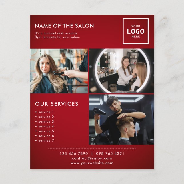Modern Beauty Branding Design for Professionals Flyer (Front)