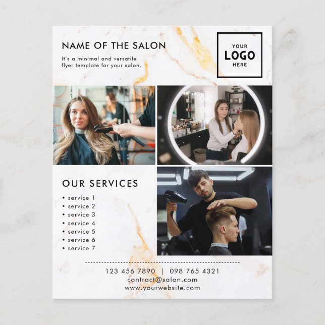 Modern Beauty Branding Design for Professionals Flyer (Front)