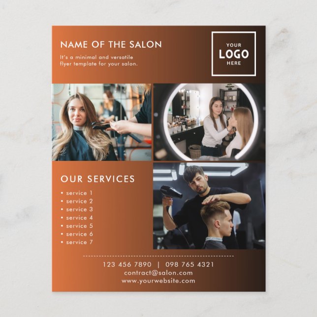 Modern Beauty Branding Design for Professionals Flyer (Front)