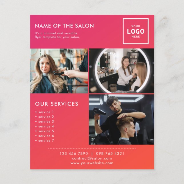 Modern Beauty Branding Design for Professionals Flyer (Front)