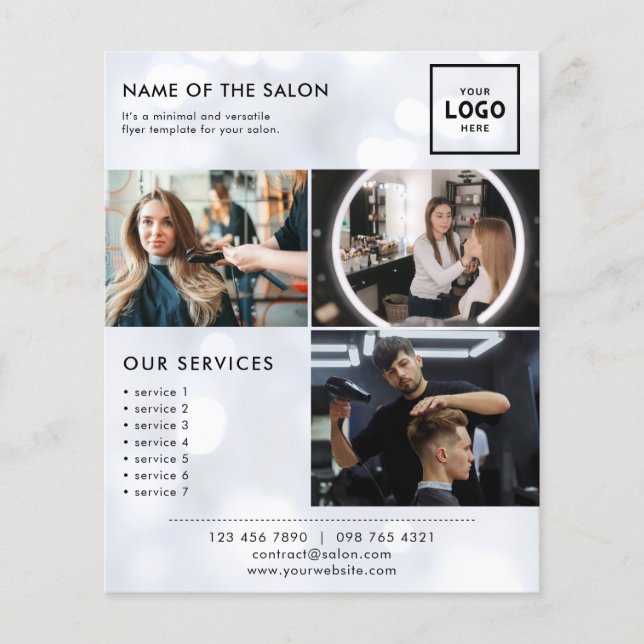 Modern Beauty Branding Design for Professionals Flyer (Front)
