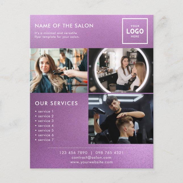 Modern Beauty Branding Design for Professionals Flyer (Front)