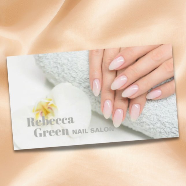 Modern beauty makeup manicure nails nail salon business card (Modern beauty makeup manicure nails nail salon business card)