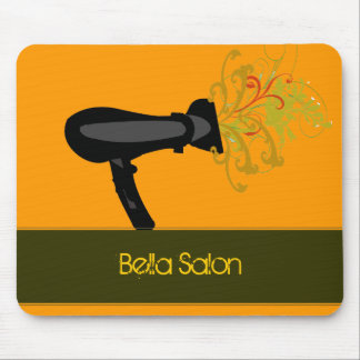 Modern Beauty Orange Salon Mouse Mat