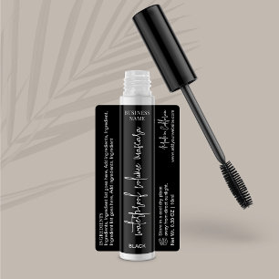 Modern Beauty Product Cosmetic Tube Mascara Label