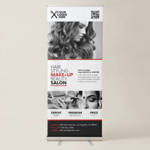 Modern Beauty Salon, Hairdresser Retractable Banner