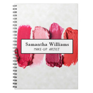 Modern Beauty Salon Make-up Artist Lipstick Notebook