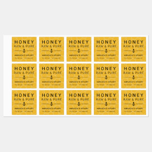 Modern Bee Icon Honey Apiary