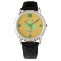 Modern Bee-Inspired Hexagon Watch