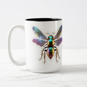 Modern Bee Two-Tone Coffee Mug