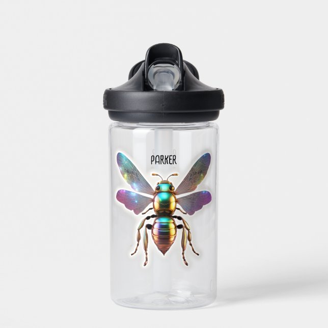 Modern Bee Water Bottle (Front)