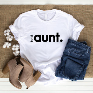 Modern Best Aunt Cute Woman's T-shirt