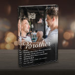 Modern Best Brother Ever Photo Definition<br><div class="desc">Personalise the text and photo for your special brother (big or small) to create a unique gift. A perfect way to show him how amazing he is every day. Designed by Thisisnotme©</div>