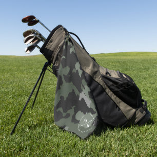 MODERN BEST DAD BY PAR GOLF FATHER'S DAY CAMO GOLF TOWEL