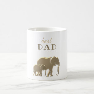 Modern Best Dad Coffee Mug