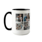 Modern Best Dad Ever Custom Photo Coffee