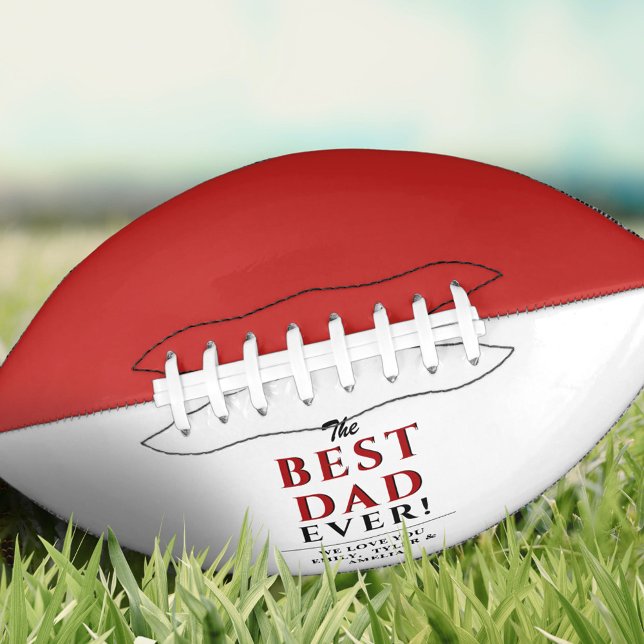 Modern Best Dad Ever Father`s Day American Football (Creator Uploaded)